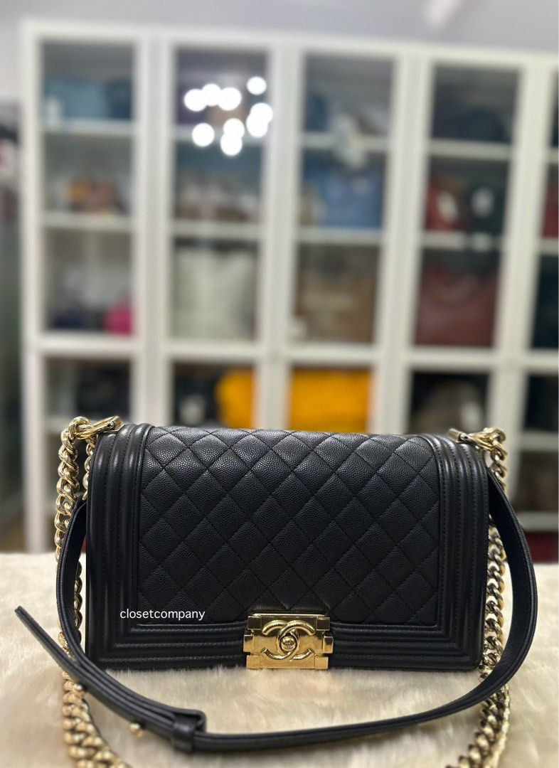 Chanel champagne gold hardware best sale