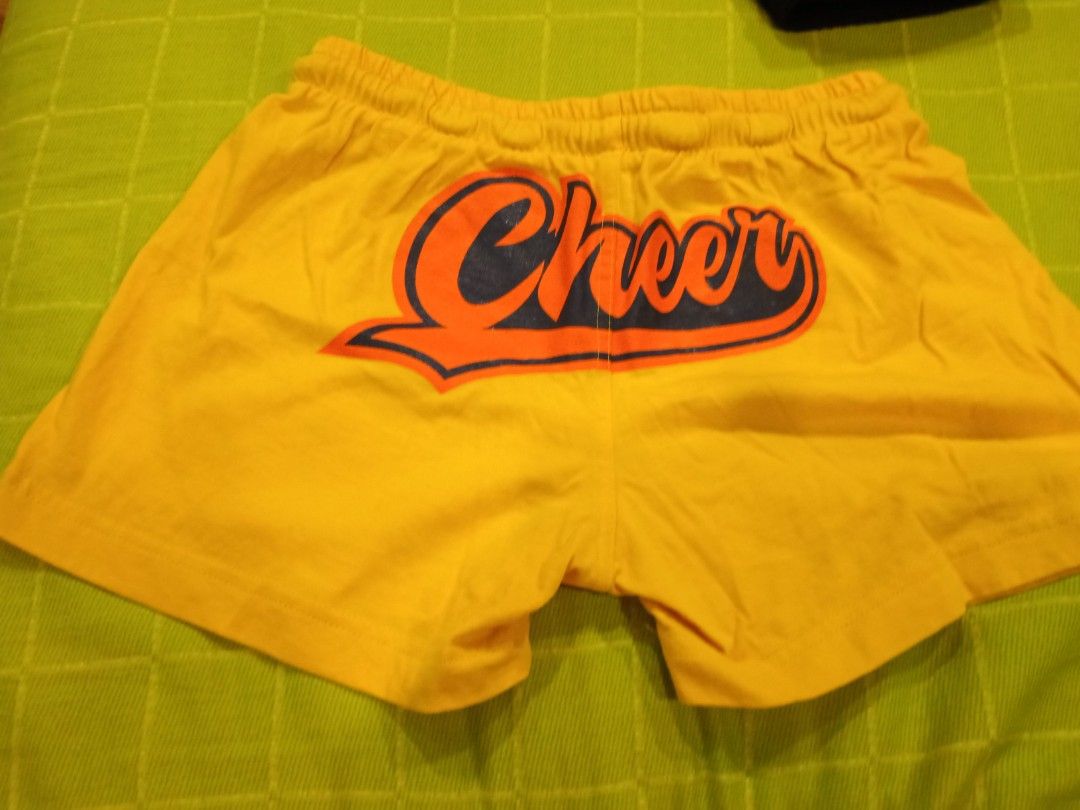 Yellow hotsell cheer shorts