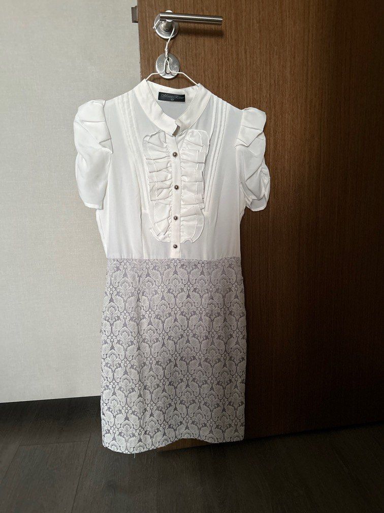 Chiffon bottom dress on sale
