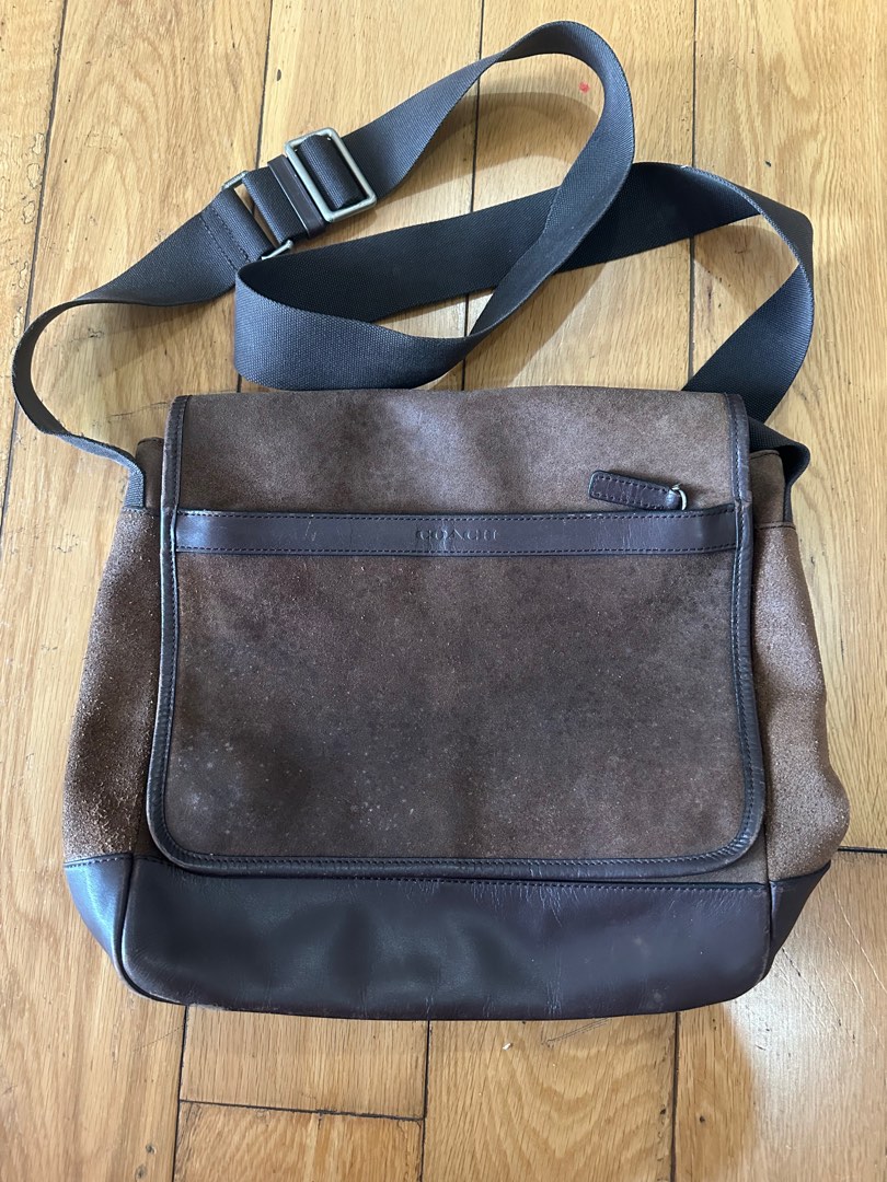 Mens coach satchel hot sale
