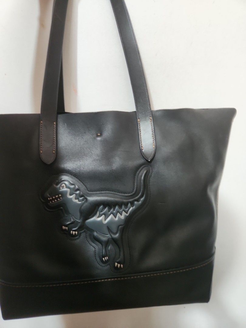 Coach rexy tote black shop