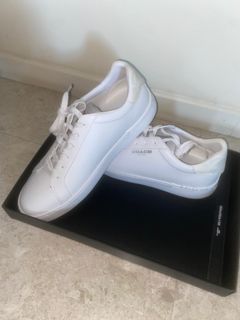 Cheap white leather sale sneakers
