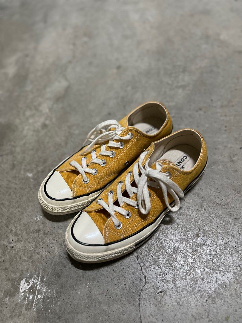Converse Low Chuck 70 Ox Mustard Sneakers Men s Fashion Footwear