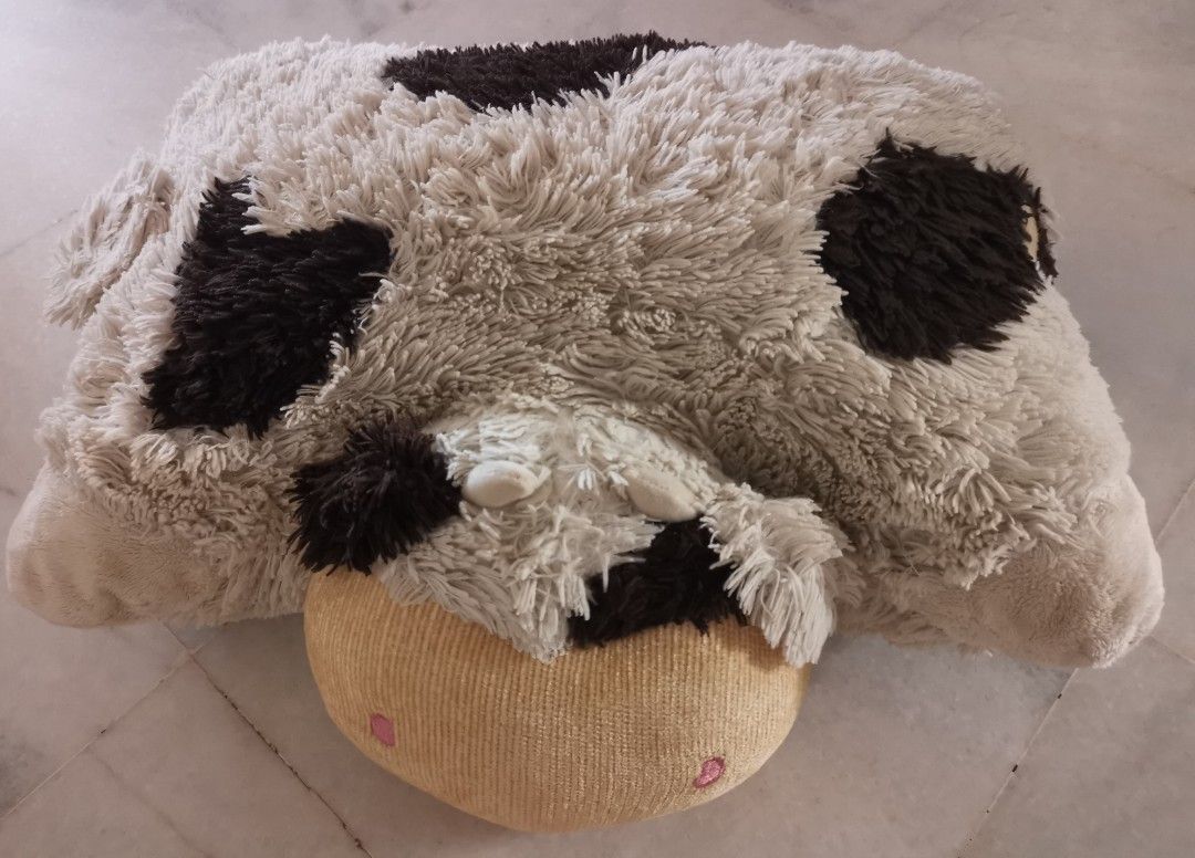Cute Cow Pillow Hobbies Toys Toys Games on Carousell