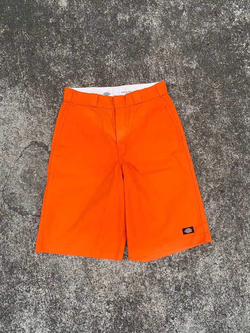 Dickies ORANGE Loose Fit Shorts 30