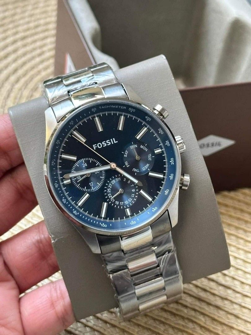 Fossil Men s Sullivan Multifunction Two Tone Stainless Steel Watch