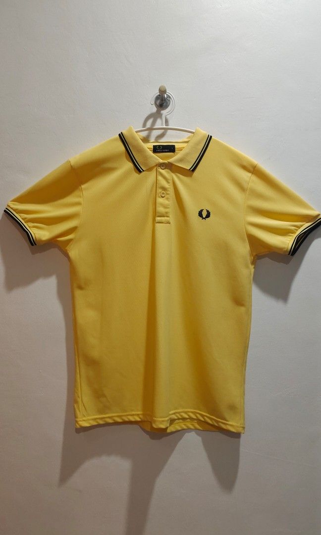 Fred Perry (Category: Tshirts & Polo Shirts ) located in Quezon City. Submitted by methodstudios (Listing ID 1281401463, Image 1). Description: good quality Original price 350 length 29.5 arms 12" neck 6.5" chest 16.5" shoulder 17.5".