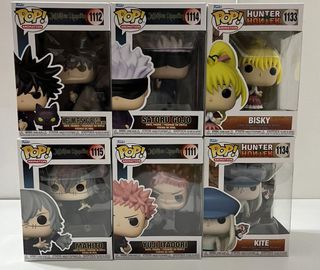 Funko Pop! Animation Jujutsu Kaisen Yuji Itadori, Megumi Fushguro, Nobara  Kugisaki and Satoru Gojo GITD GameStop Exclusive 4-Pack - US