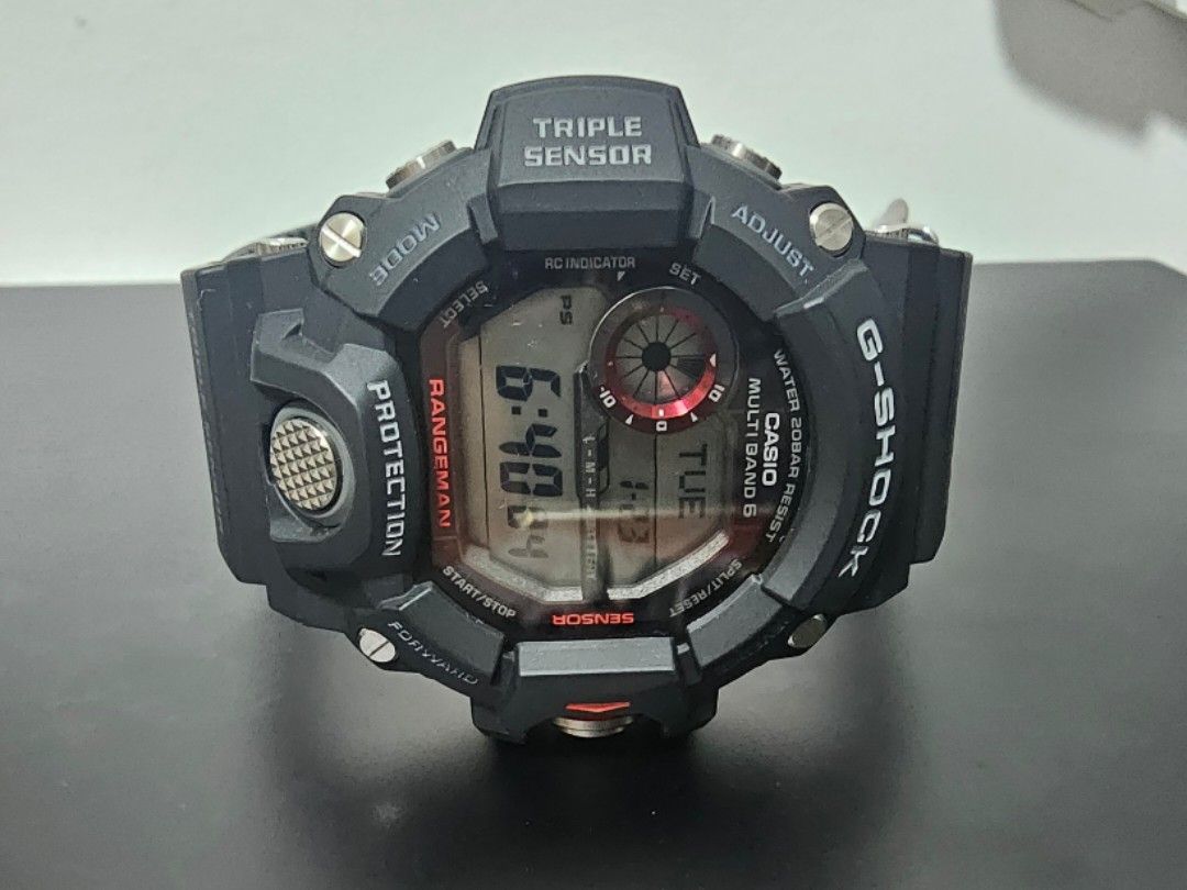Casio rangeman black best sale