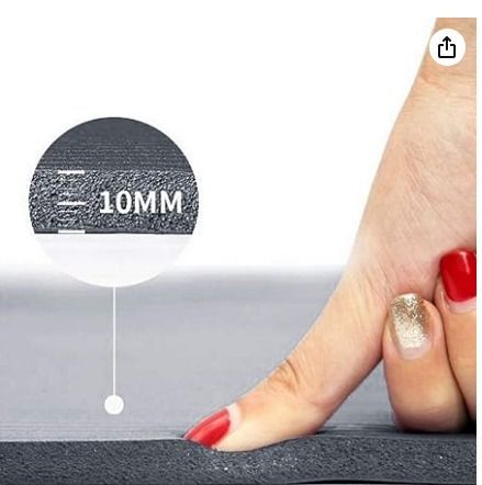 Gel top exercise mat