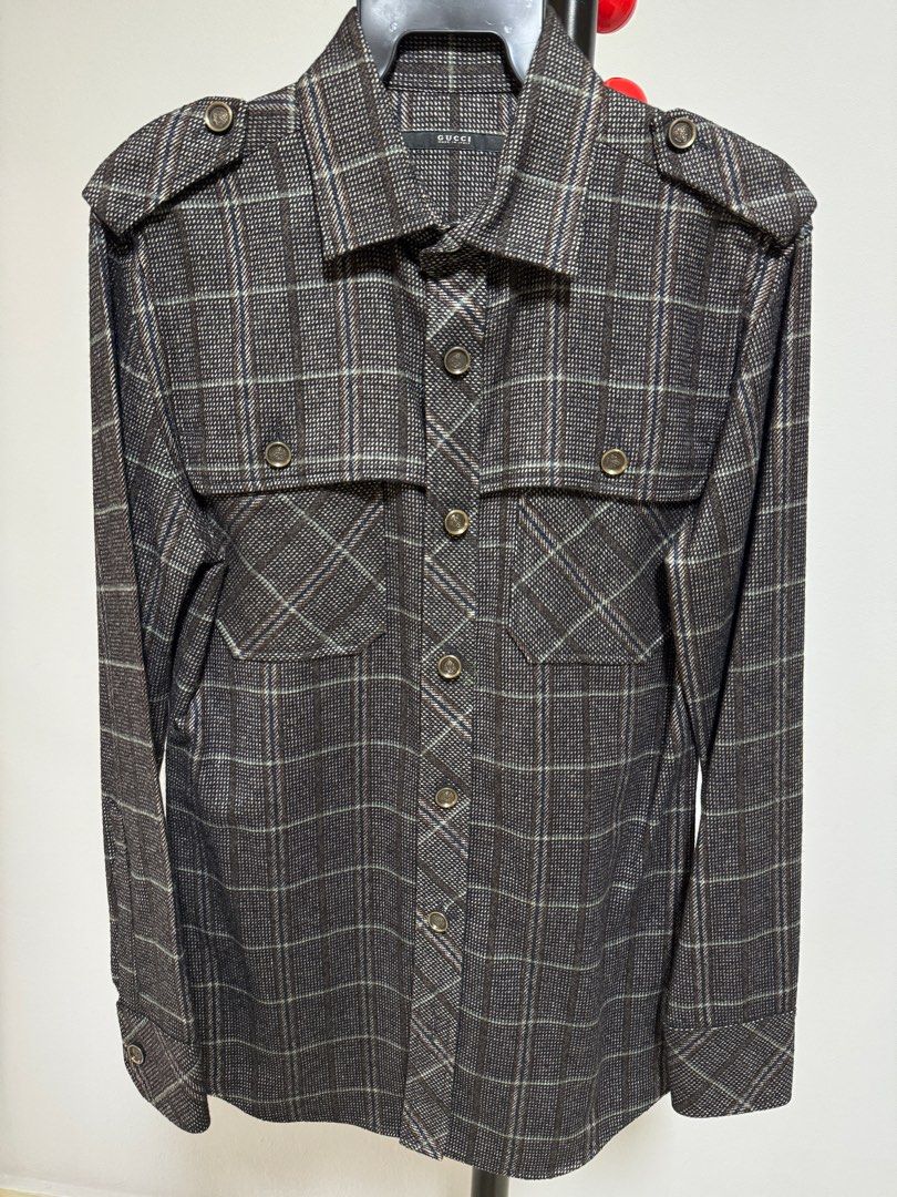 Gucci checkered shirt 2025