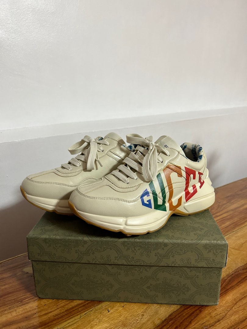 Gucci rhyton glitter Women s Fashion Footwear Sneakers on Carousell