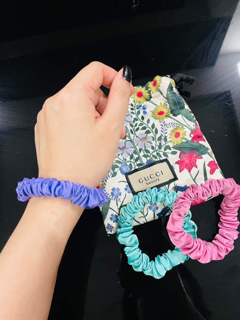 Gucci Scrunchie 3pcs set with pouch, Women display picture 3