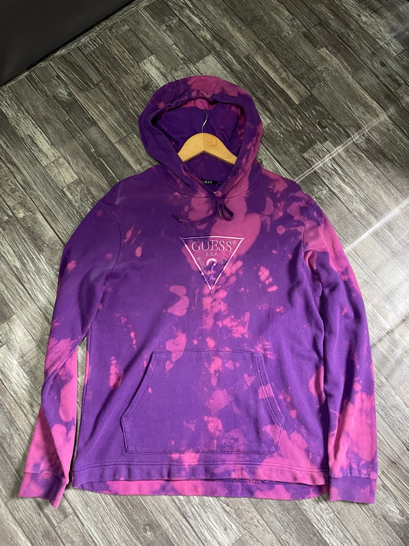 Guess tie dye hoodie sale