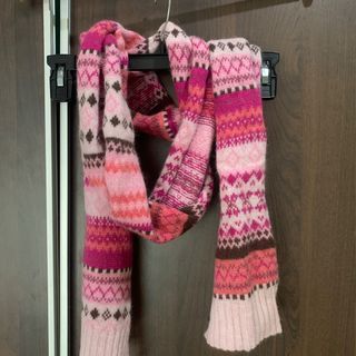 H&M Pink Knit Scarf