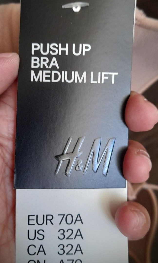 H&M Push up bra, Women's Fashion, Undergarments & Loungewear on Carousell