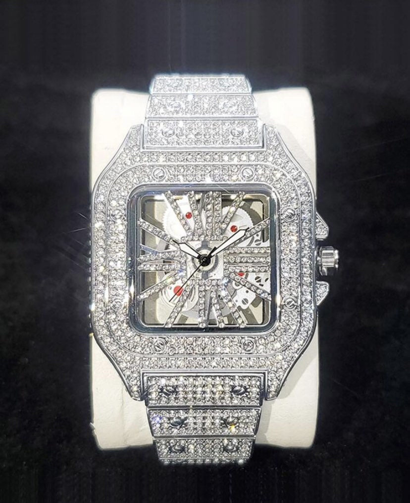 Iced out cheap designer watches