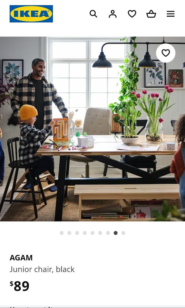 Ikea junior high chair sales