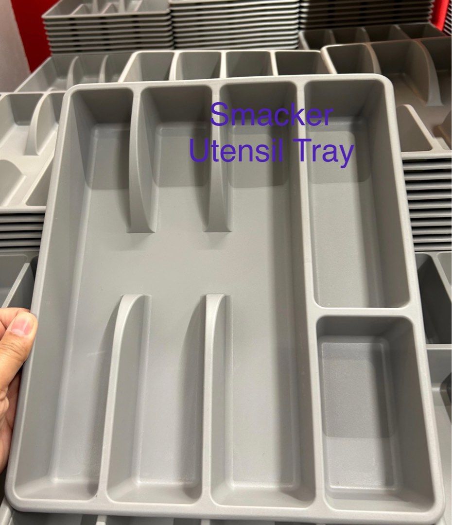 IKEA Smacker Cutlery Tray / Utensil Organizer (Category: Dinnerware & Cutlery) located in Makati City. Submitted by mtmfortune (Listing ID 1281336028, Image 1). Description: Organize your cutleries with this partitioned tray. Less time for searching and more time for fun. For Sale: LEGIT IKEA PRODUCTS! Items are ON-HAND and BRANDNEW! PM me if interested. Check out mtmfortune listings on #Carousell: https://carousell.app.link/POlpHQ5FUGb .