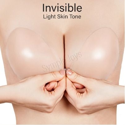 Invisible silicone stick on bra deals