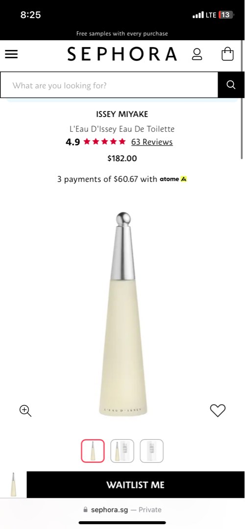 A scent by hot sale issey miyake sephora