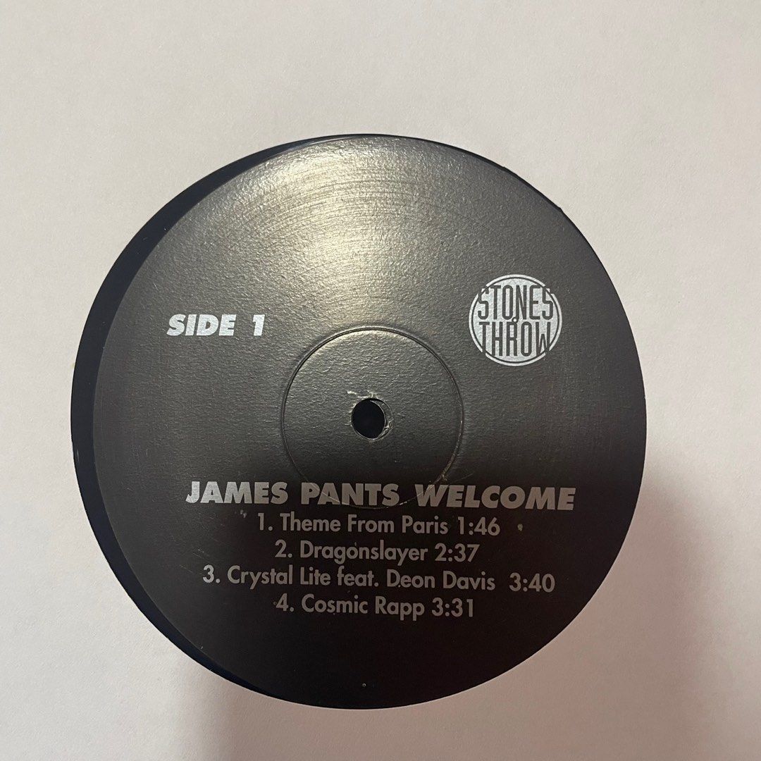 James Pants - Welcome Vinyl Record | Stones Throw Parra, Hobbies 