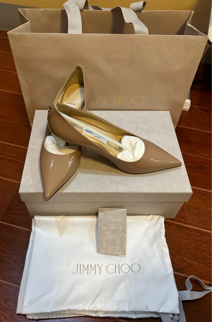 Jimmy Choo Nude Pumps, Luxury, Sneakers & Footwear on Carousell