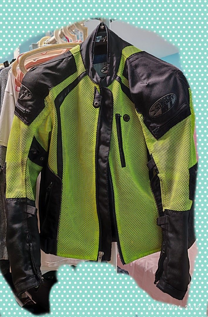 Joe Rocket Mesh Hi Vis riding jacket, Motorcycles, Motorcycle