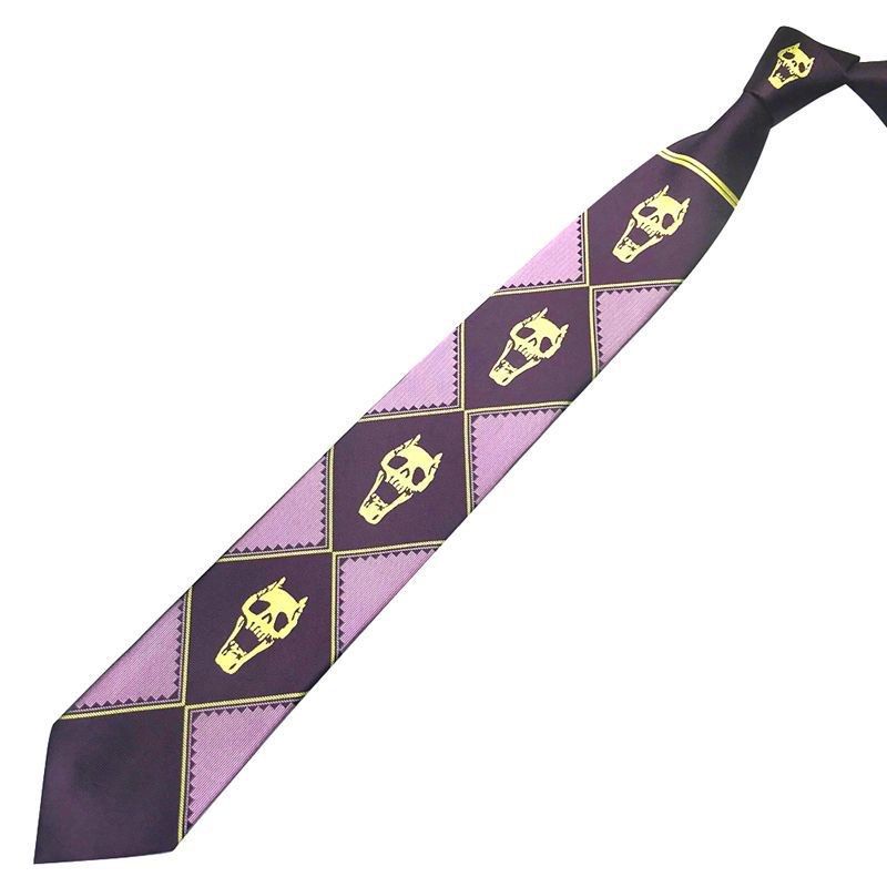 JOJO的奇妙冒險吉良吉影領帶Kira Yoshikage tie patterned ties, 男裝 