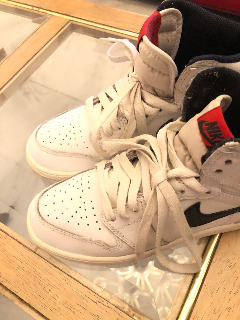 Jordan 1 ying yang white top