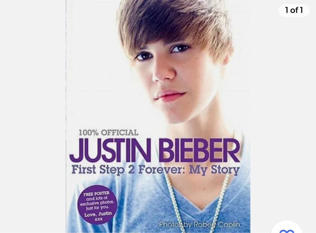 Justin Bieber Books, Hobbies & Toys, Books & Magazines, Fiction & Non ...