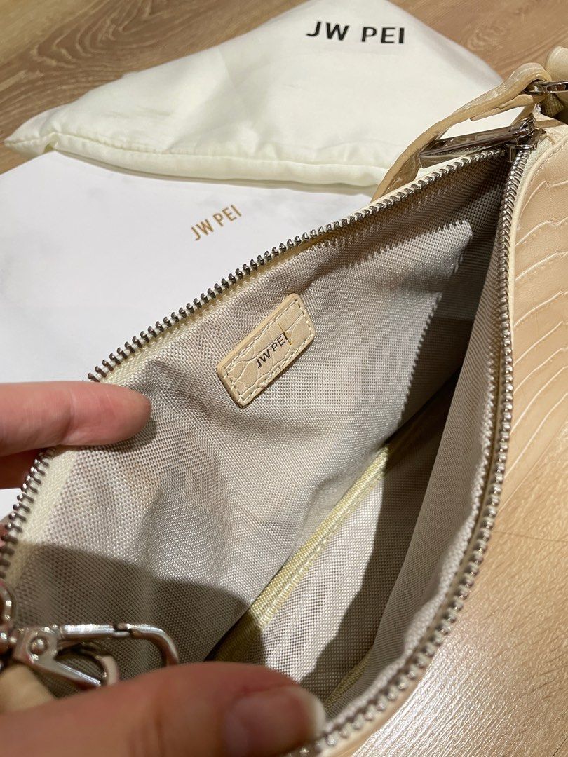 JW PEI EVA SHOULDER BAG IVORY CROC