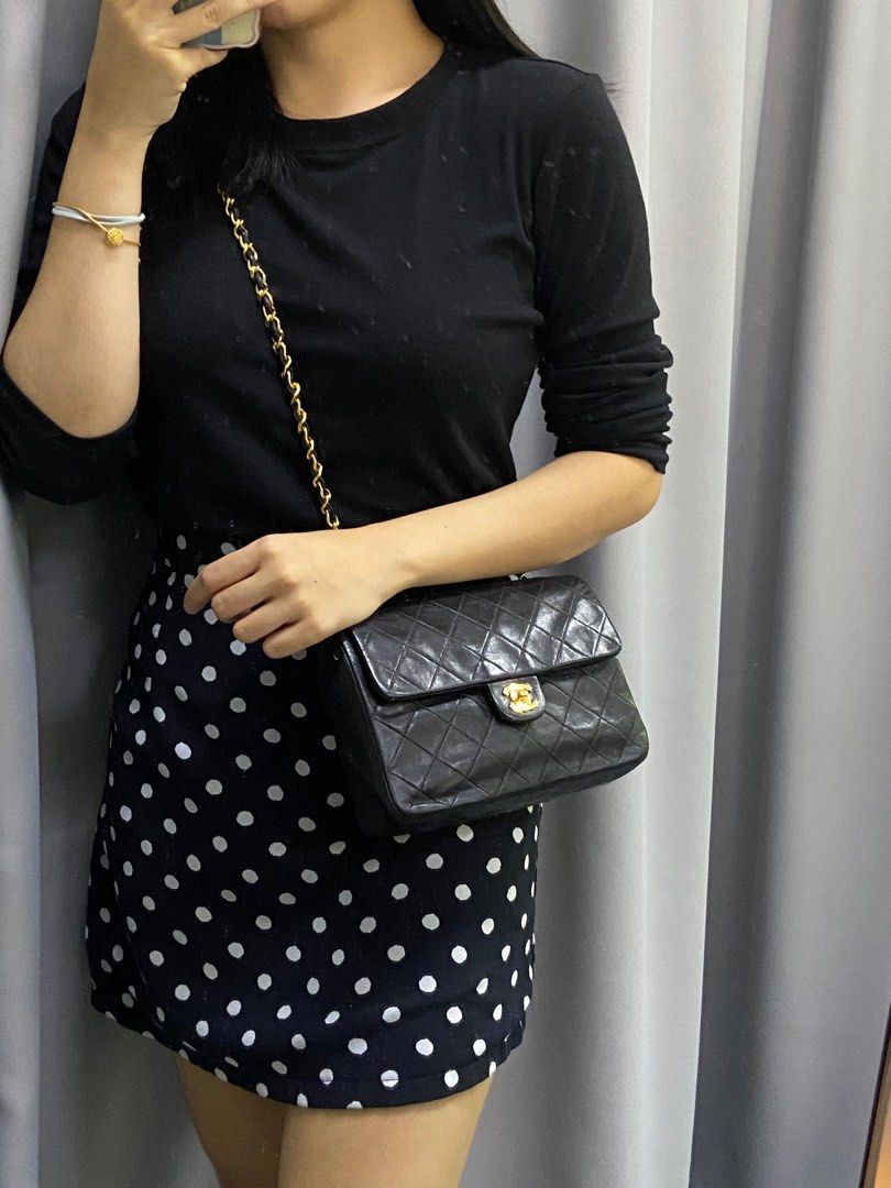 Mini Cabat 20cm Grey Lambskin Ghw main image 0