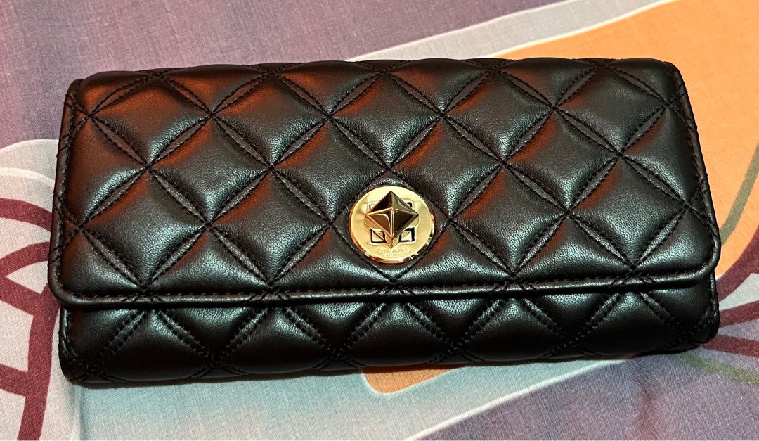 Natalia large top flap turnlock wallet