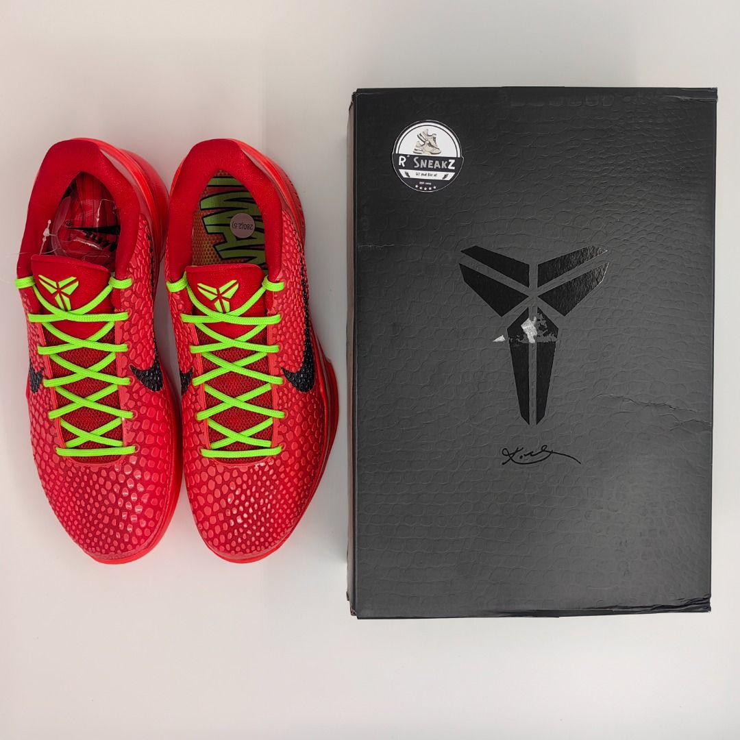 Kobe red shoes hot sale