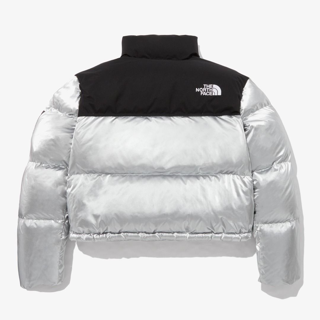 White north face down jacket top