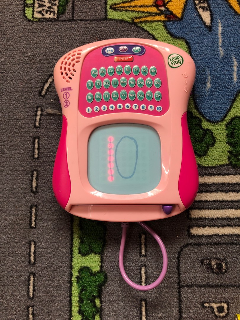 Leapfrog scribble and write pink top