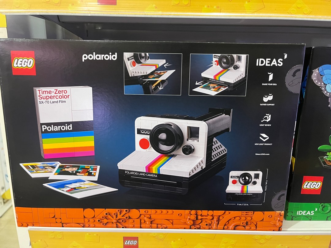 LEGO 21345 拍立得 寶麗來 OneStep SX-70 相機（全新）, 書籍、休閒與玩具, 玩具、公仔、桌遊在旋轉拍賣