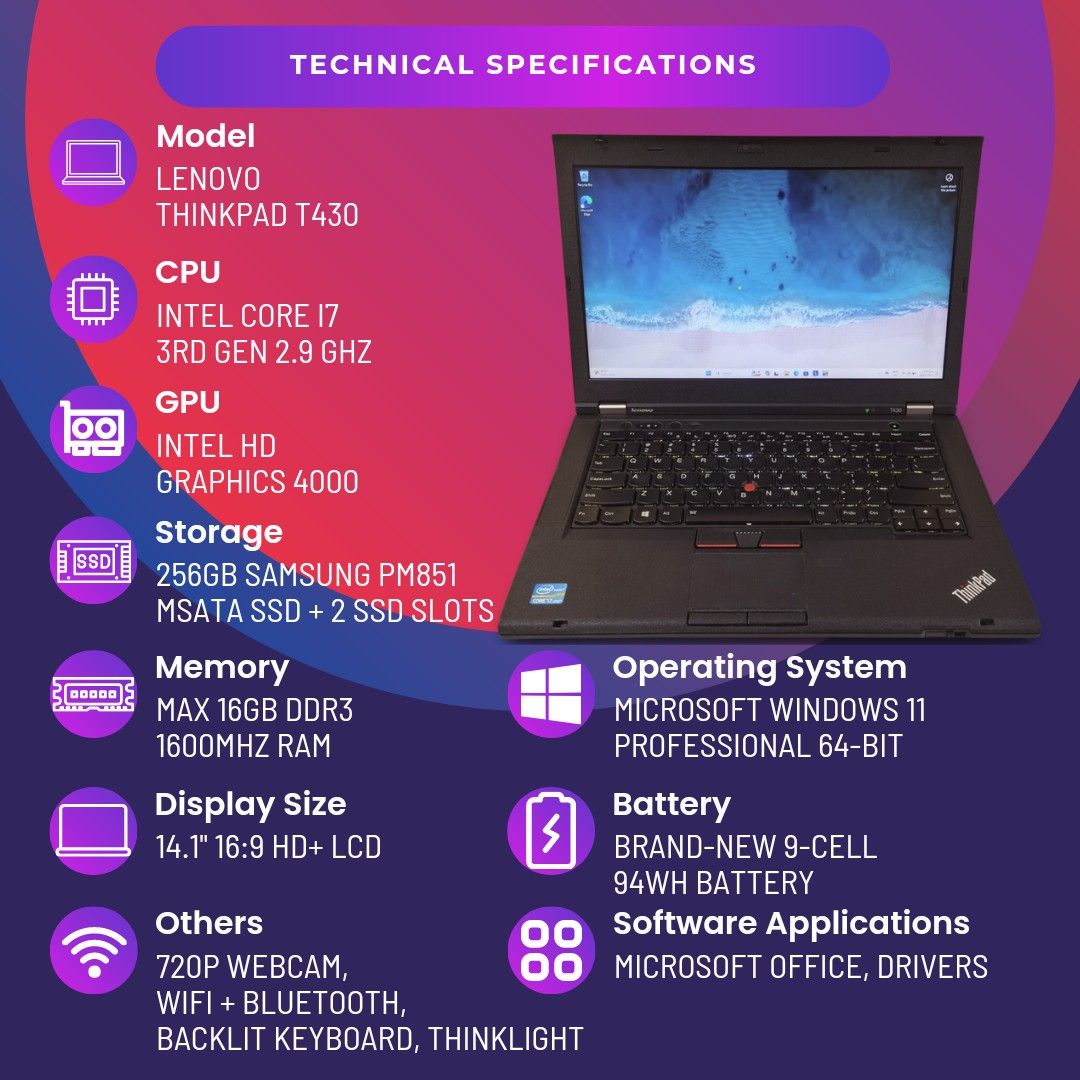 Thinkpad t430 ram clearance upgrade