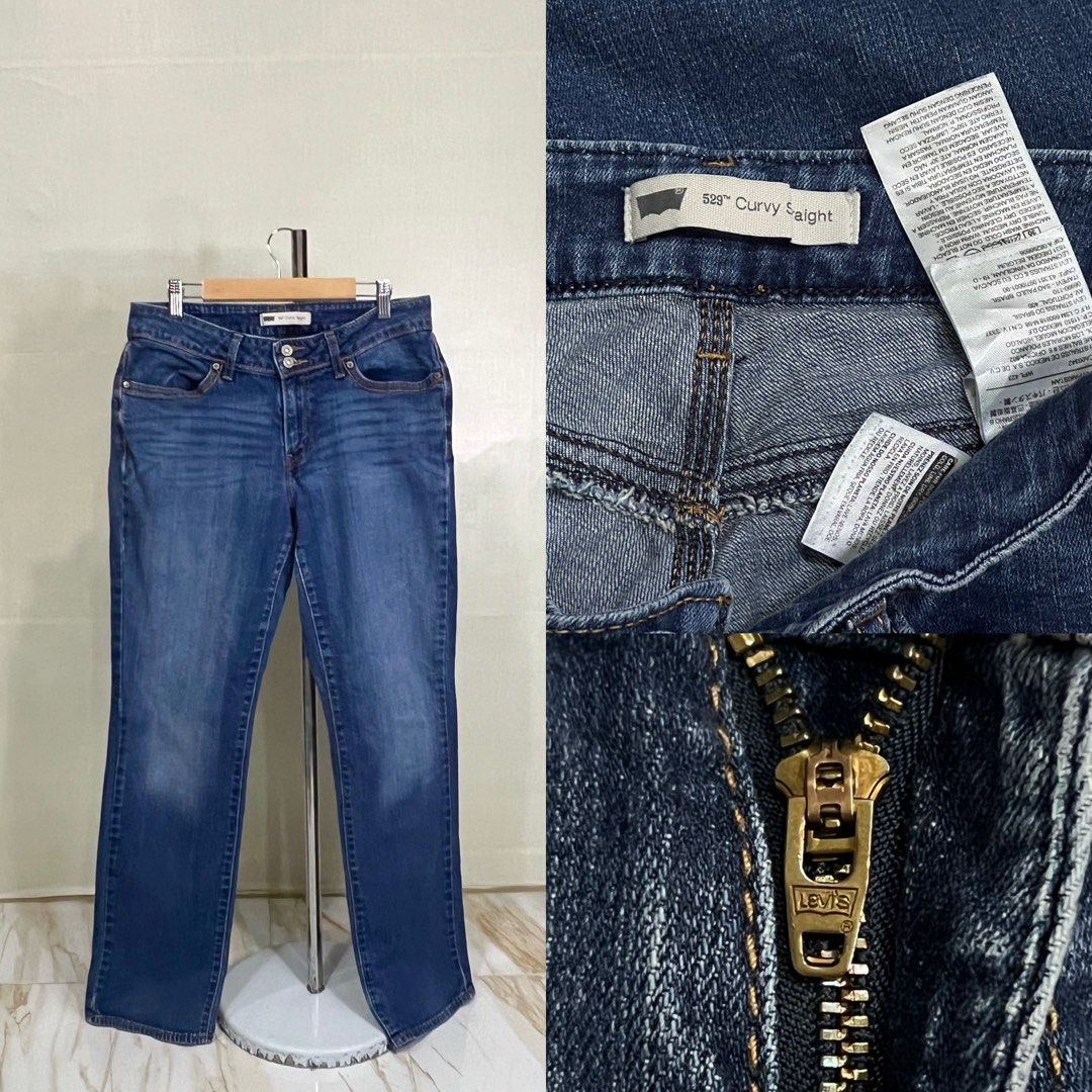 Levi s 529 Curvy Straight Women s Fashion Bottoms Jeans on