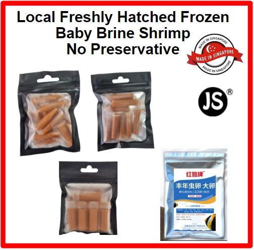 Local Freshly Hatched Frozen Baby Brine Shrimp BBS No