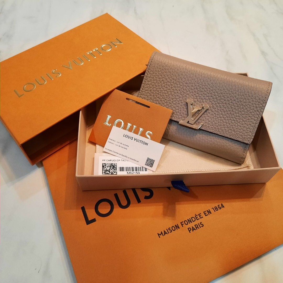Lv capucines compact new arrivals wallet