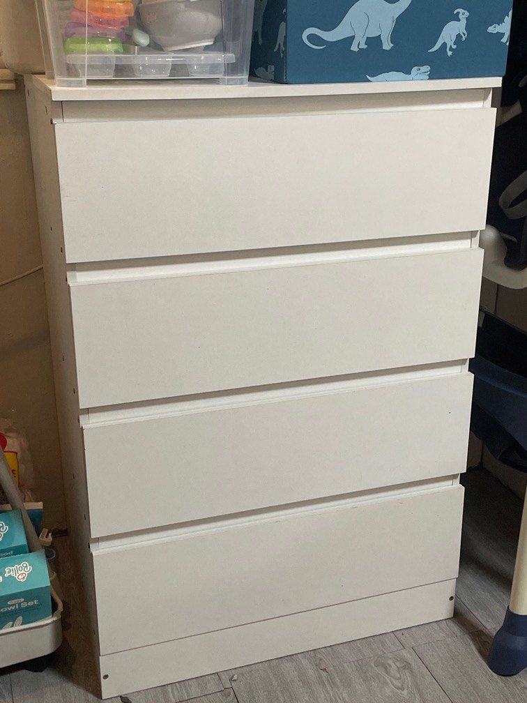 Malm chest drawer 4 Layers (Category: Shelves, Cabinets & Racks) located in Manila. Submitted by missielle (Listing ID 1281295795, Image 1). Description: .