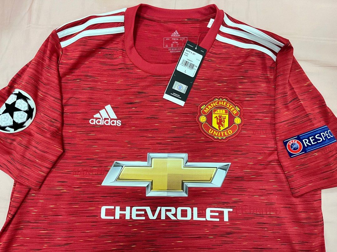 Manchester United 2020 21 Home Kit with B.FERNANDES 18 Men s