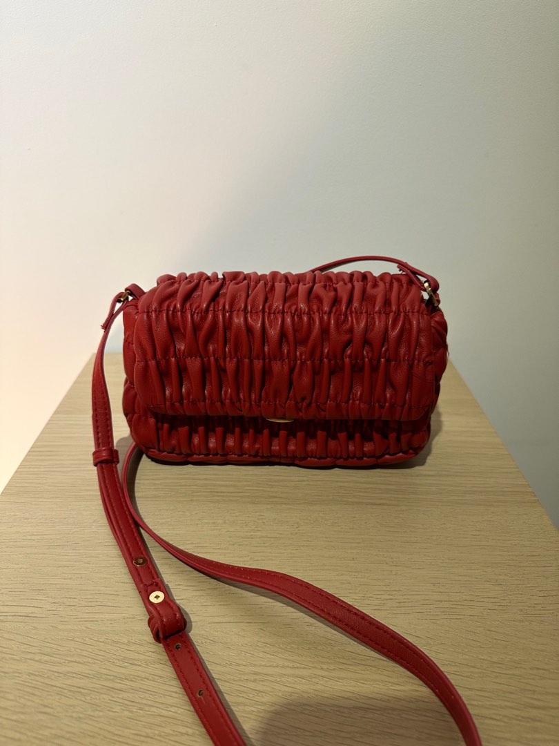 Mango ruched store bag