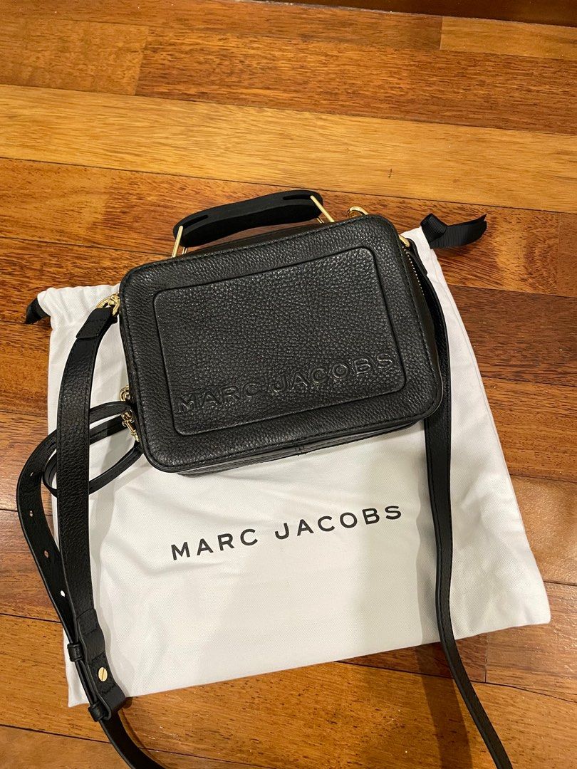 Marc Jacobs The Textured Mini Box Bag Luxury Bags Wallets on Carousell