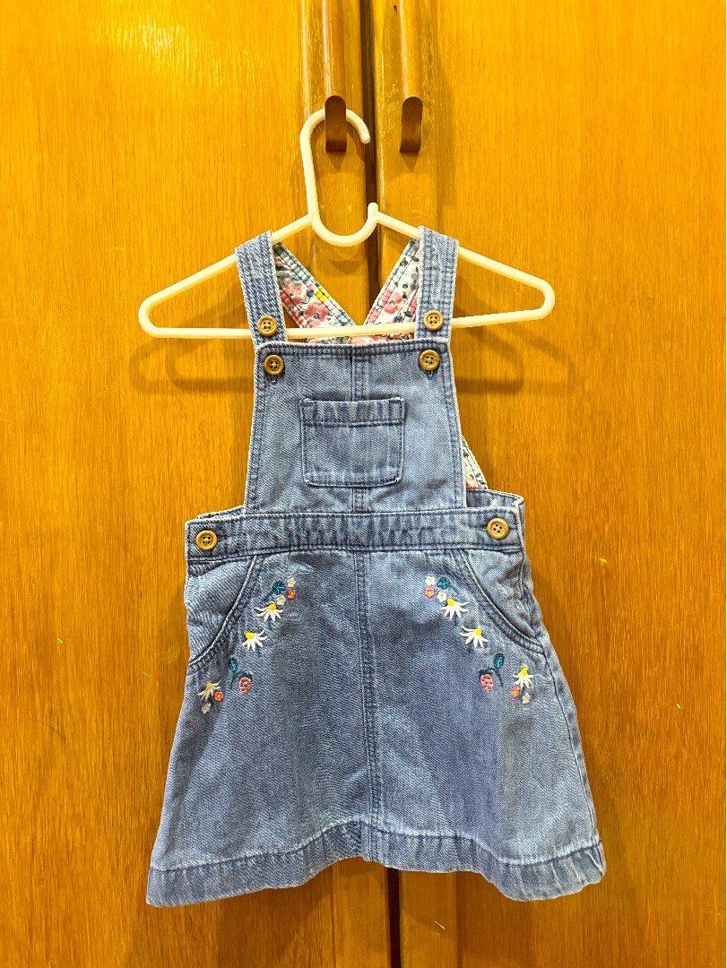 Mark Spencer Kids Denim Overall Dress Babies Kids Babies