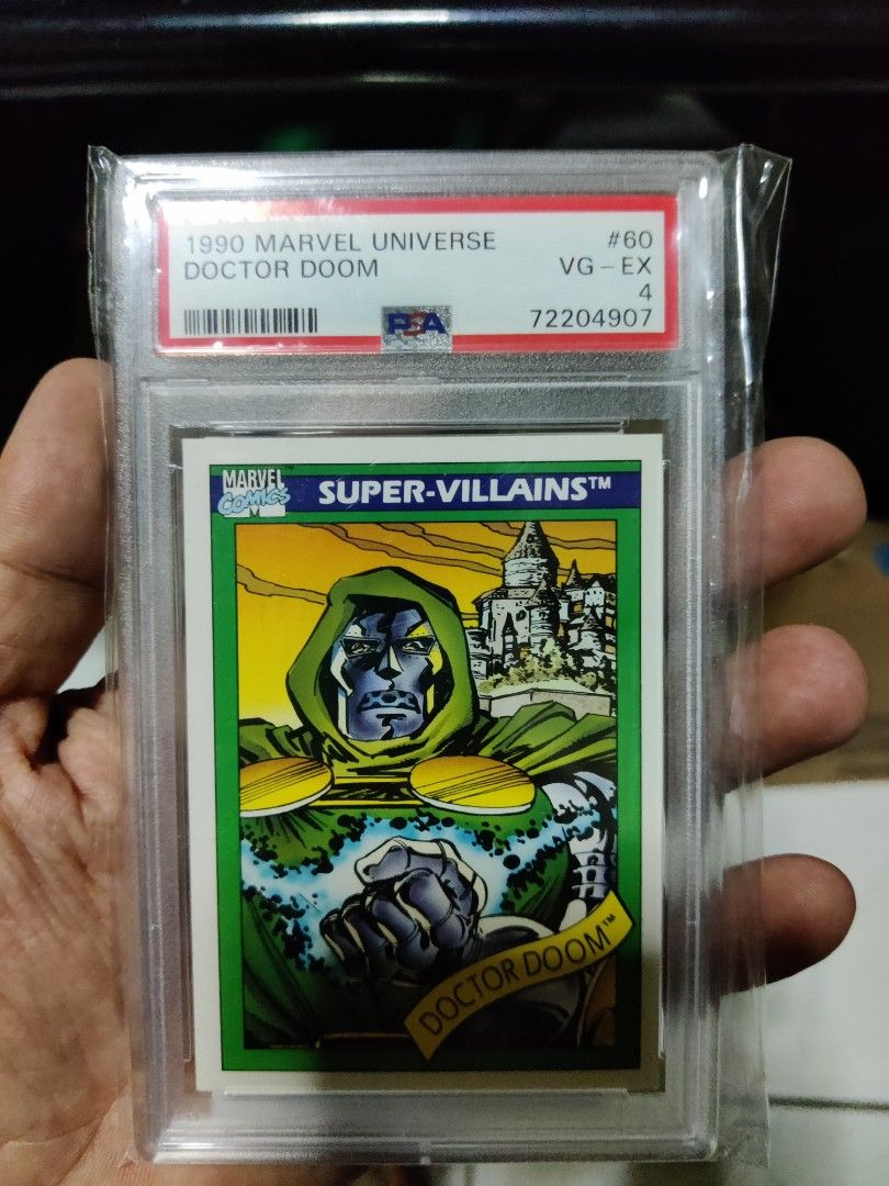 Marvel cards (Category: Raw Singles) located in Caloocan City. Submitted by umali631981-82720 (Listing ID 1281384782, Image 3). Description: Ptpa: for sale slabbed/graded cards * Metal Ghost Rider - 1.5k * Dr. Doom - 800 * Wolve vs. sabre - 1k - take all for 2.5k - thanks - Meetup: San Andres Bukid Manila - shipping: gogoex, lalamove, grab , lbc or JRS - thanks.