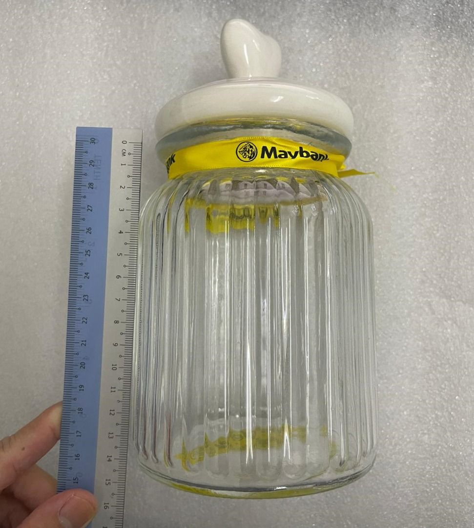 Maybank Airtight Glass Candy Jars Sealed Kitchen Food Storage Bottle ...