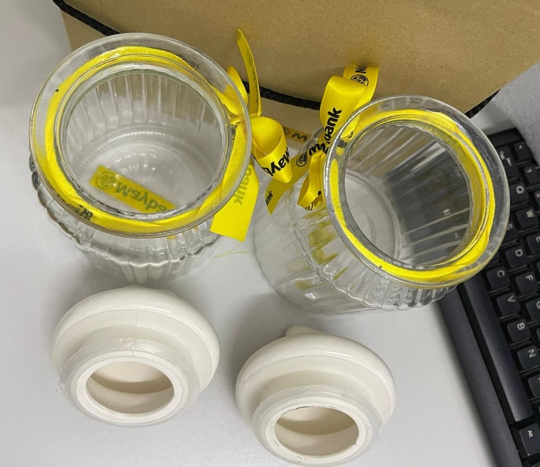 Maybank Airtight Glass Candy Jars Sealed Kitchen Food Storage Bottle ...